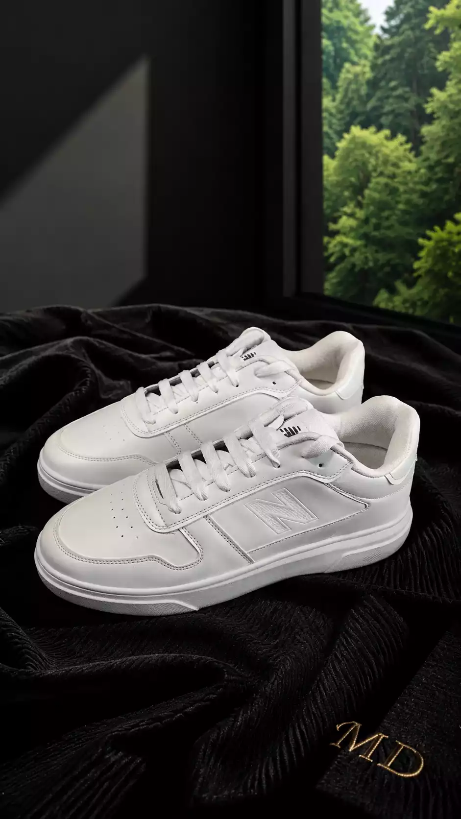 کفش ونس سفید مردانه NEW BALANCE