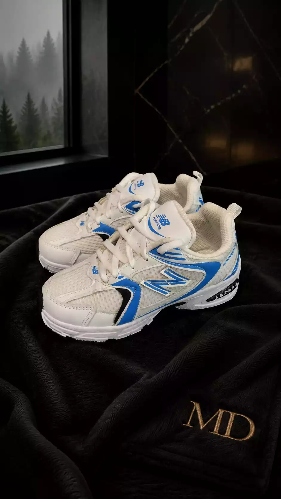 کفش کتونی بچگانه سفید NEW BALANCE