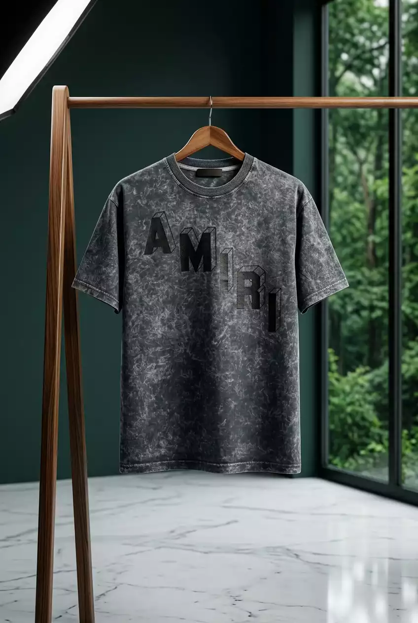 تیشرت باکسی برند AMIRI